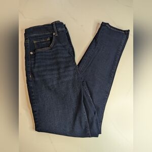 Women's LOFT The Skinny Jean Size 28 /6 Blue Denim Jeans LNC